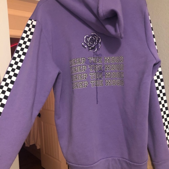 purple graphic hoodie - Picture 2 of 2